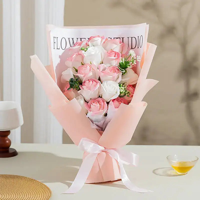 Soap Flower Bouquet PureGlow Valentine  PureGlow