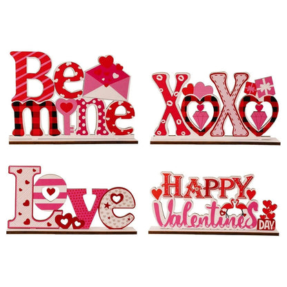 Love letter heart-shaped hollow decorative ornament.