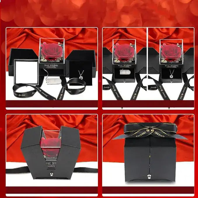 Preserved Flower Box PureGlow Valentine  PureGlow