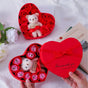 Soap Flower Rose Heart Gift Box PureGlow Valentine  PureGlow