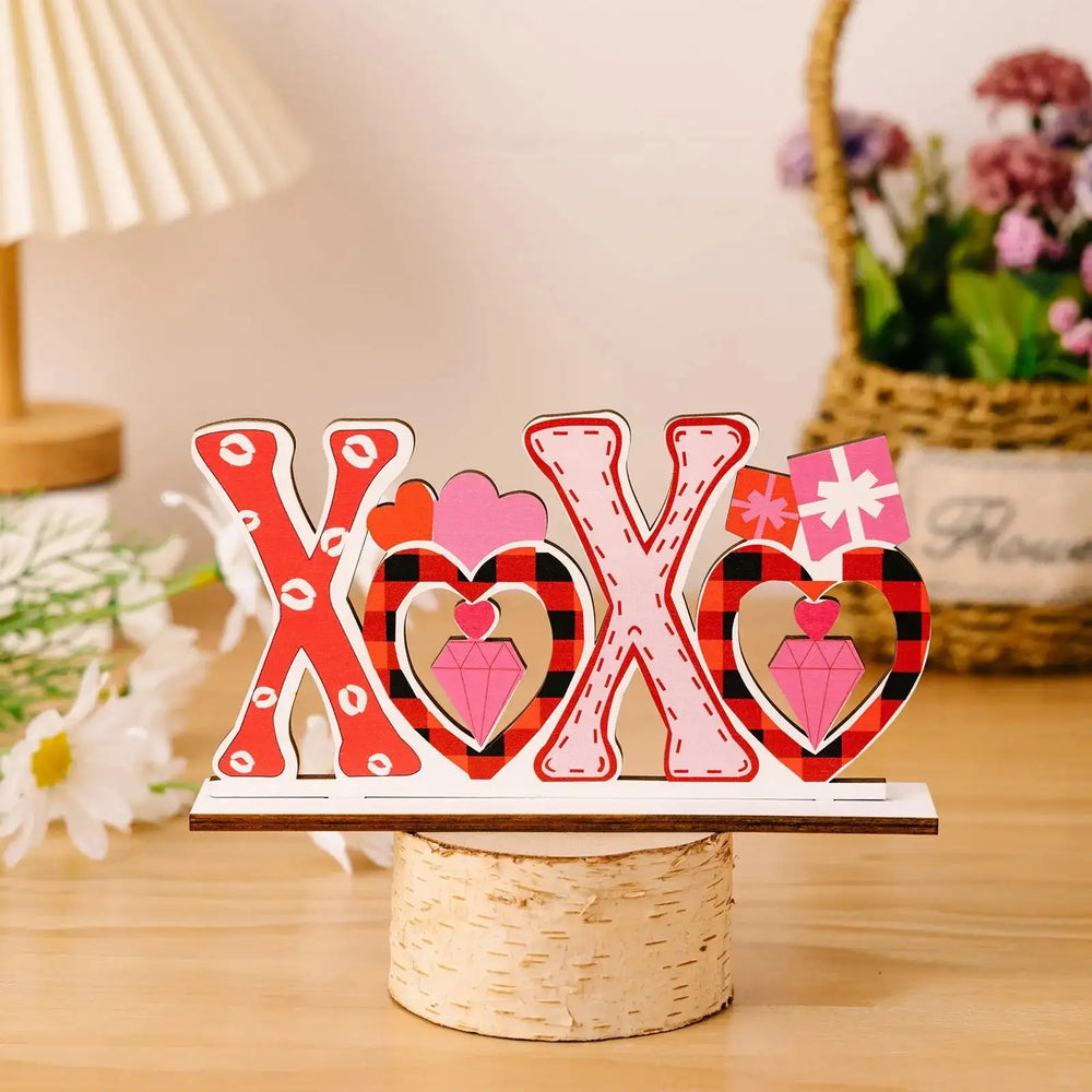 Love letter heart-shaped hollow decorative ornament PureGlow Valentine  PureGlow